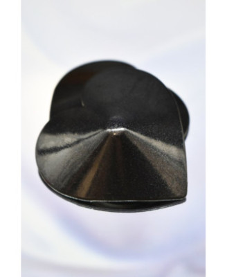Nipple Métal noir Cache tétons cœur 